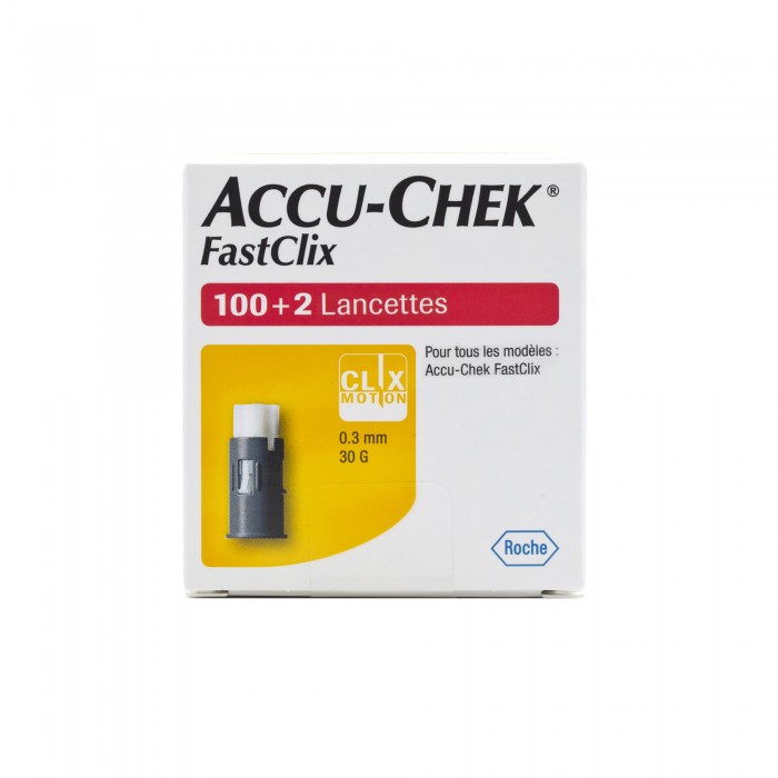 Lancettes Accu-Chek FastClix (102)