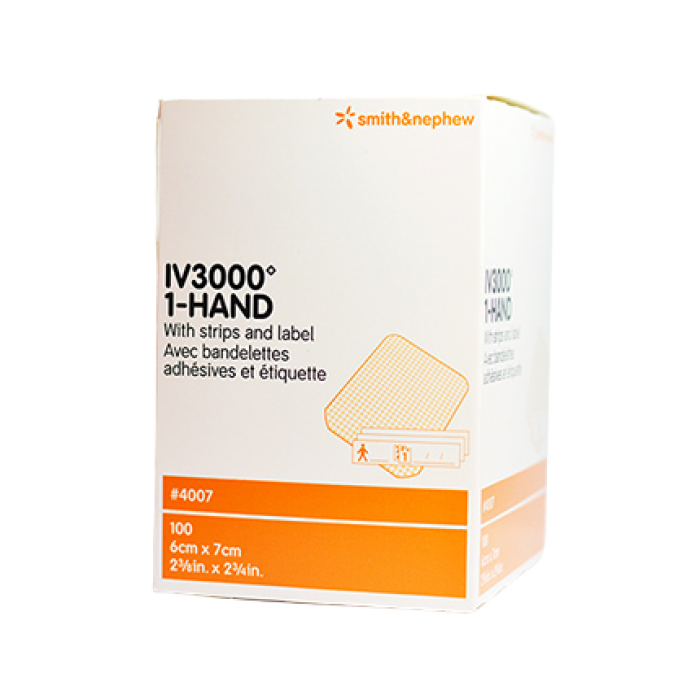 	IV3000 1-Hand Transparent Dressing - Adhesive Patch (100/Bx) 