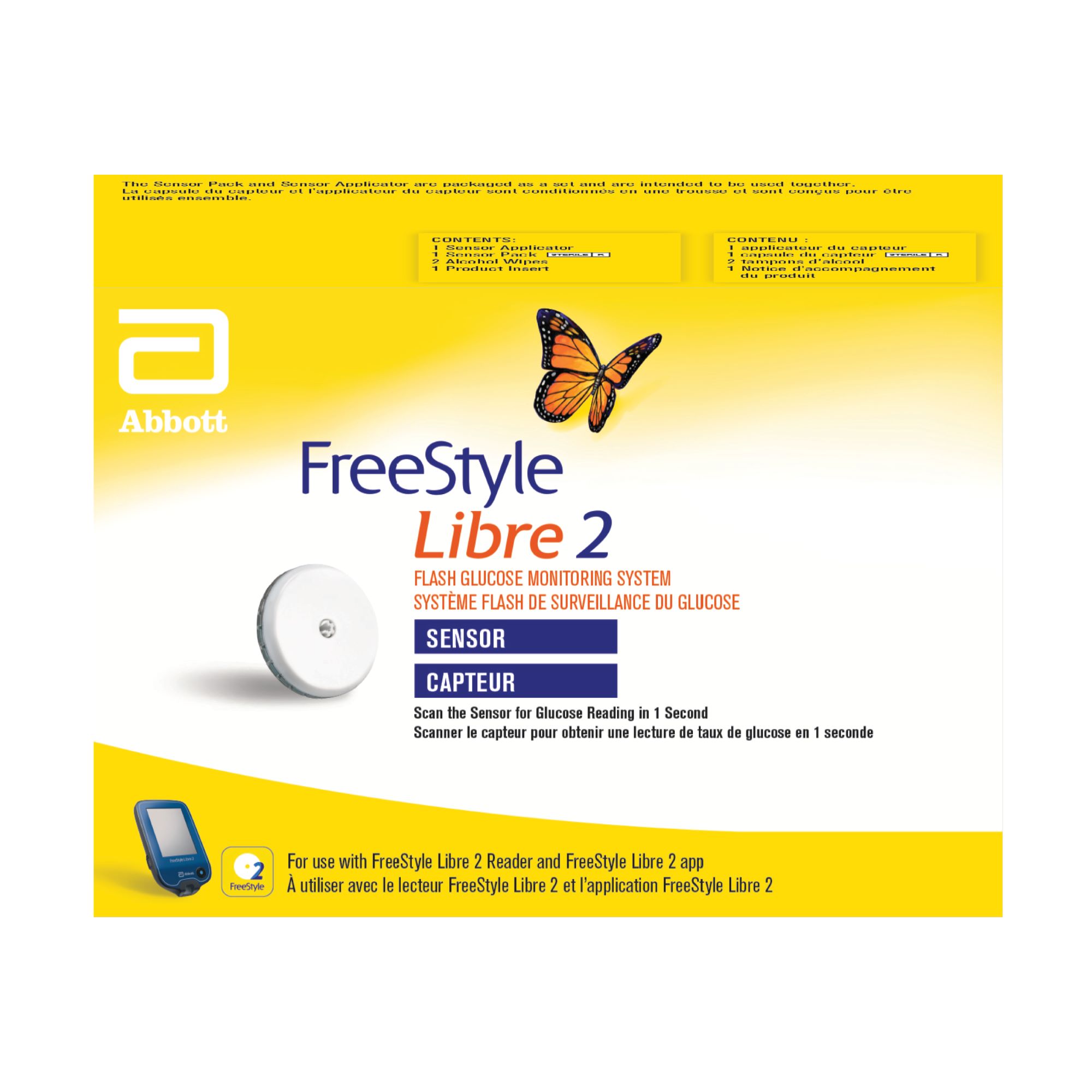 Experience Freedom with FreeStyle Libre 2 Sensor.